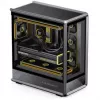 Case PC Jonsbo D401, Midi Tower, ATX, vetro temperato – nero