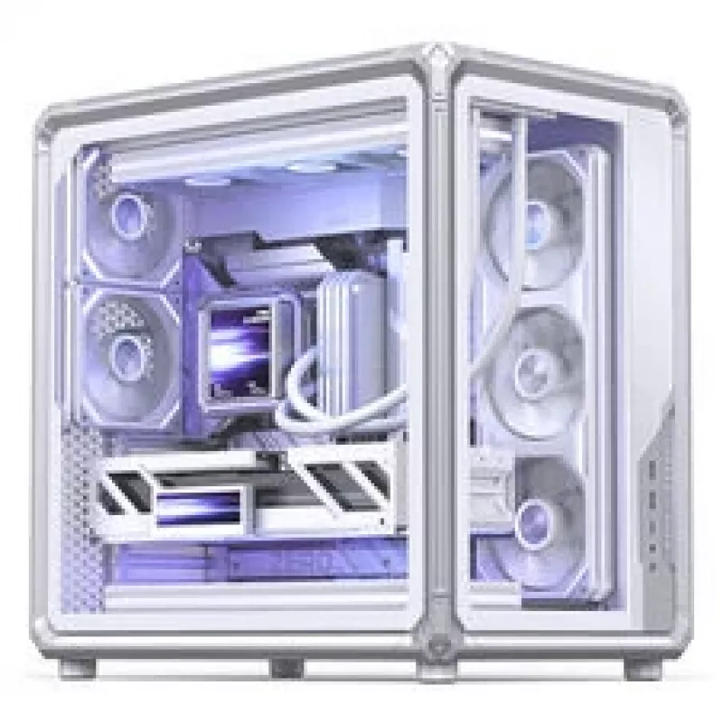 Case PC Jonsbo X400, Midi Tower, ATX, vetro temperato – bianco
