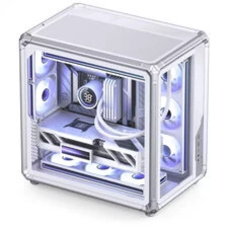 Case PC Jonsbo X400, Midi Tower, ATX, vetro temperato – bianco