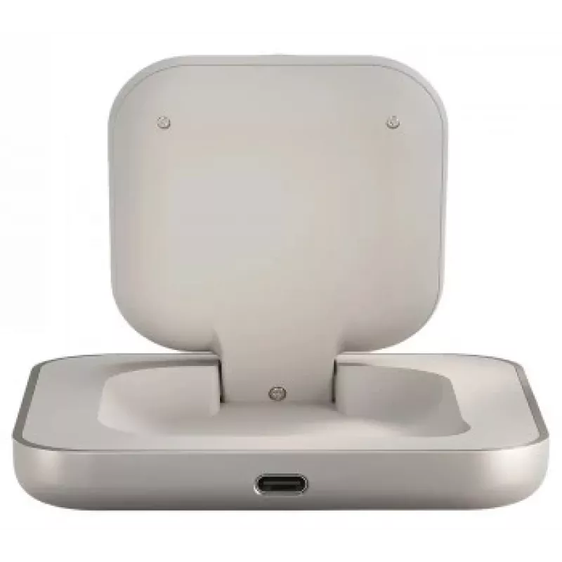 Caricabatterie magnetico wireless da comodino Zens ZESC20W/00 — bianco, ricarica wireless 15W compatibile MagSafe