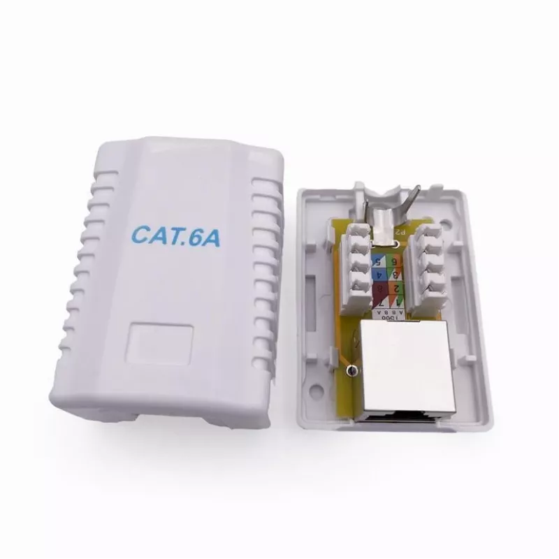 Presa di rete schermata da parete GEMBIRD 1×RJ45 categoria 6A FTP