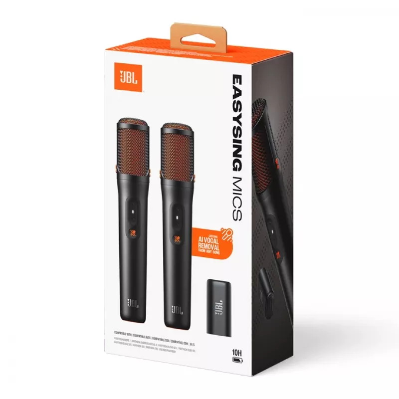 JBL EasySing Mics set microfoni nero