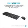 HP 230 combo mouse e tastiera wireless, full-size, wireless, RF Wireless, a membrana, nero, mouse incluso