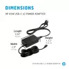 HP 65W USB-C LC alimentatore per laptop da interni nero