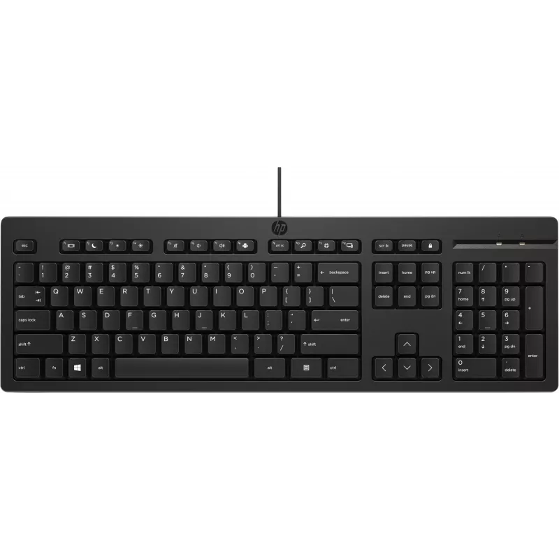 HP 125 tastiera con filo full-size USB a membrana nero