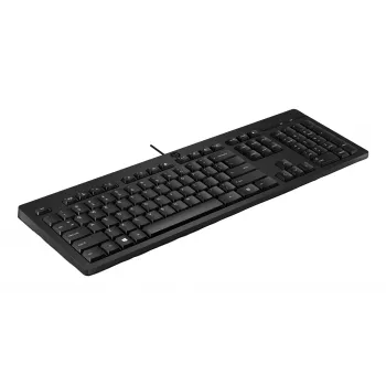 Tastiera con filo full-size HP 125 – USB, switch a membrana, nero