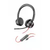 HP Poly Blackwire 8225 cuffie USB-C, con filo, ufficio/call center, 185 g, cuffie, nero