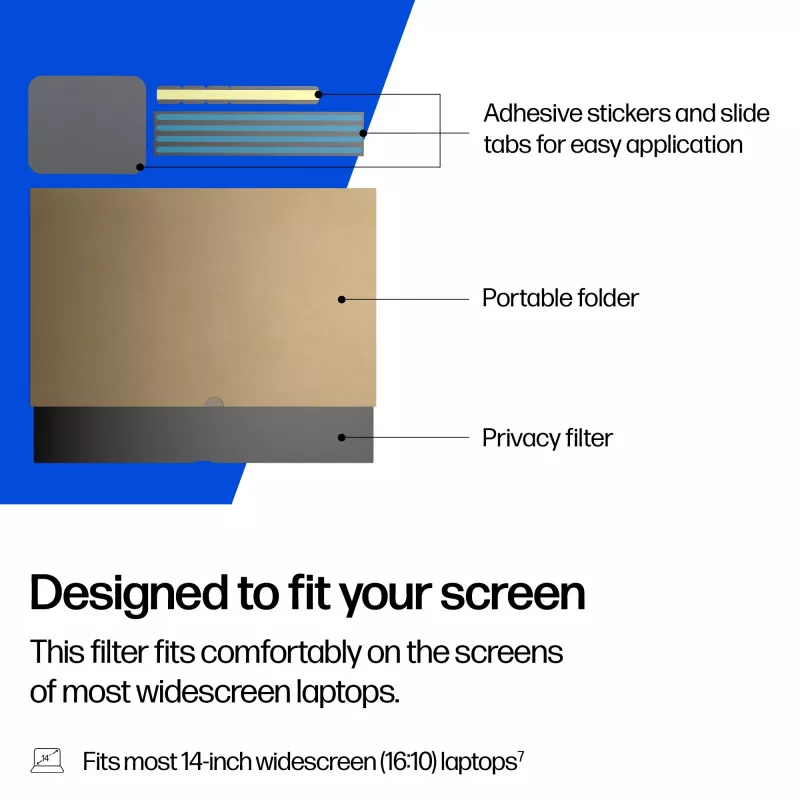 Filtro privacy per laptop widescreen HP 14