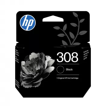HP 308 confezione da 2 cartucce originali combo nero/tricromia, resa standard, nero, ciano, magenta, giallo, inchiostro a base di colorante, inchiostro pigmentato, 2 pz., 160 pagine