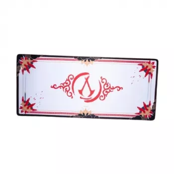Lexip X Ubisoft - Assassin's Creed - Shadows XXL tappetino per mouse, nero, oro, rosso, bianco, immagine, base antiscivolo, tappetino da gaming