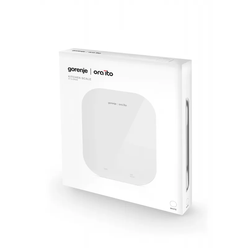 Gorenje KT10ORAW bilancia da cucina bianca rettangolare elettronica