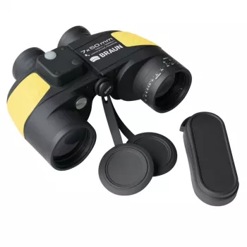Braun Marine Binoculars Binocolo BaK-4 Porro nero, giallo