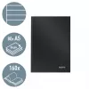 Leitz Quaderno Solid copertina rigida A5 a righe 90 g 80 fogli, monocromatico, nero, A5, 80 fogli, lucido, 80 g/m²