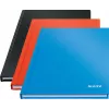 Leitz Quaderno Solid copertina rigida A5 a righe 90 g 80 fogli, monocromatico, nero, A5, 80 fogli, lucido, 80 g/m²