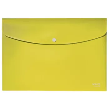 Leitz Cartella portadocumenti Recycle, cartella con buste, A4, polipropilene (PP), giallo, orizzontale, 60 fogli