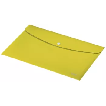 Leitz Cartella portadocumenti Recycle, cartella con buste, A4, polipropilene (PP), giallo, orizzontale, 60 fogli