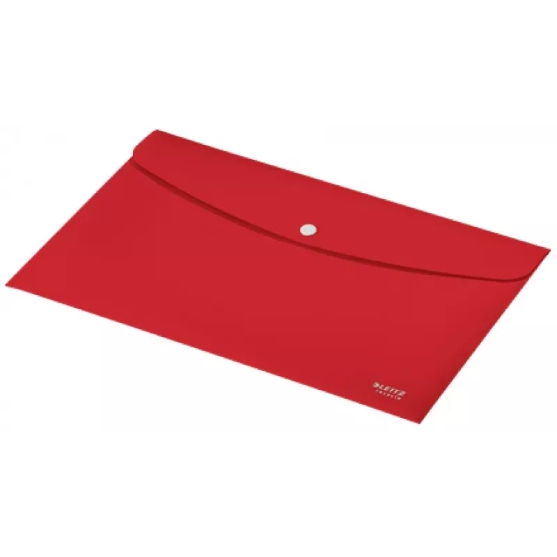 Leitz Cartella portadocumenti Recycle, cartella a busta, A4, polipropilene (PP), rosso, orizzontale, 60 fogli