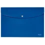 Leitz Cartella portadocumenti Recycle, cartella a busta, A4, polipropilene (PP), blu, orizzontale, 60 fogli