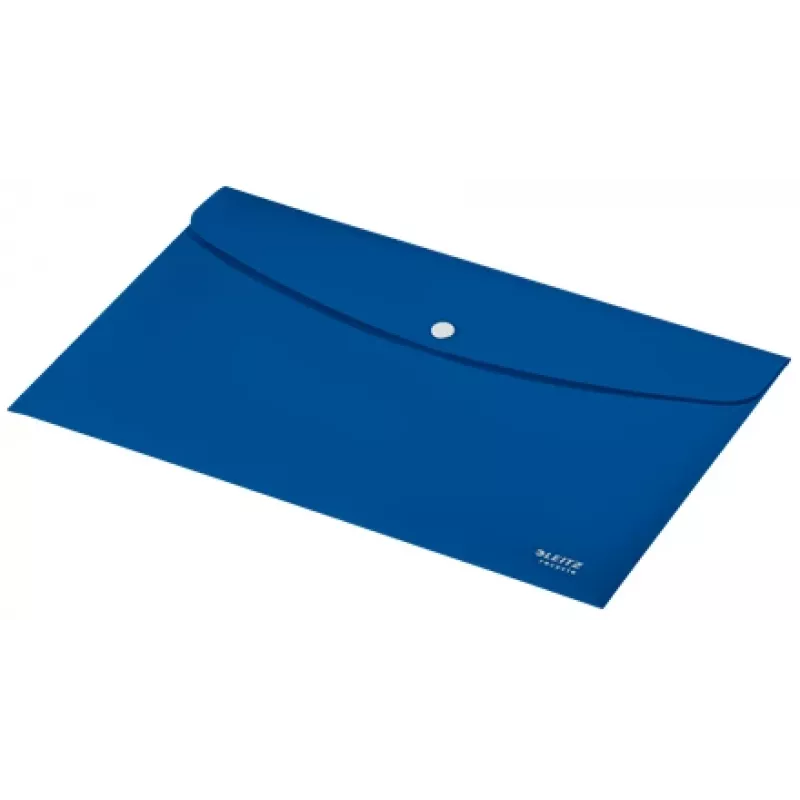 Leitz Cartella portadocumenti Recycle, cartella a busta, A4, polipropilene (PP), blu, orizzontale, 60 fogli