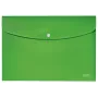 Leitz Cartella portadocumenti Recycle, cartella a risvolto, A4, polipropilene (PP), verde, orizzontale, 60 fogli