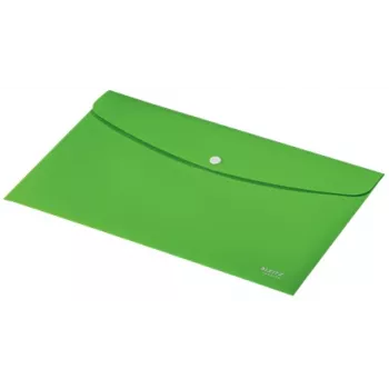 Leitz Cartella portadocumenti Recycle, cartella a risvolto, A4, polipropilene (PP), verde, orizzontale, 60 fogli