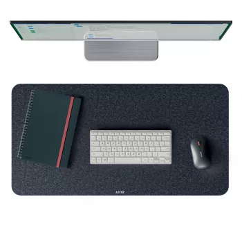 Leitz Tappetino da scrivania grande in feltro, grigio scuro, feltro, 360 mm, 700 mm, 3 mm, 400 g