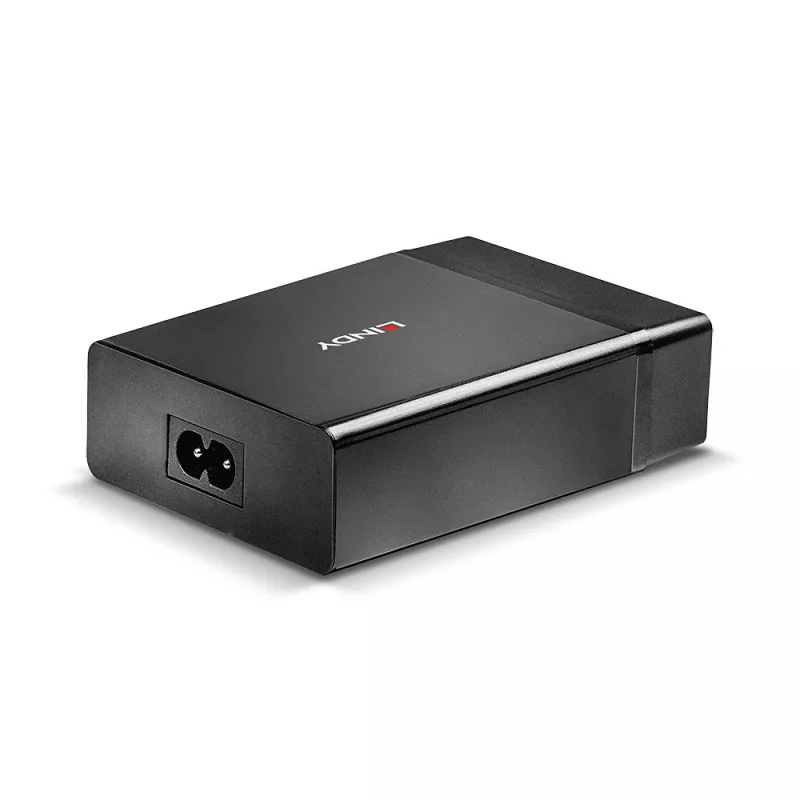 Lindy Caricabatterie smart 4 porte USB Type-C e A con Power Delivery, 72W