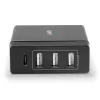 Lindy Caricabatterie smart 4 porte USB Type-C e A con Power Delivery, 72W