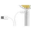 Ventilatore a mano Unold Breezy 86610, bianco/giallo