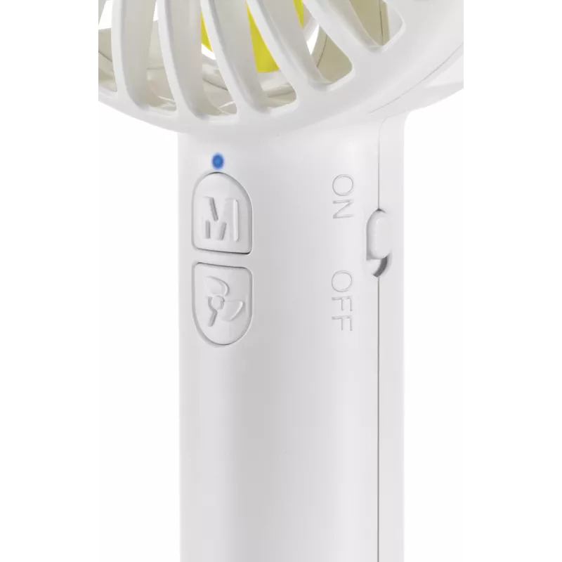 Ventilatore a mano Unold Breezy 86610, bianco/giallo