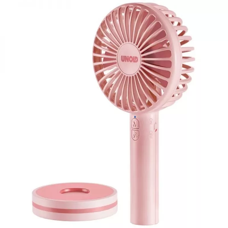 Ventilatore a mano Unold Breezy 86614, rosa