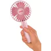 Ventilatore a mano Unold Breezy 86614, rosa