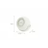 Ventilatore personale compatto Unold Breezy Bowl 86670, crema