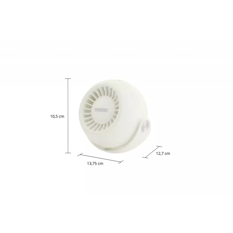 Ventilatore personale compatto Unold Breezy Bowl 86670, crema