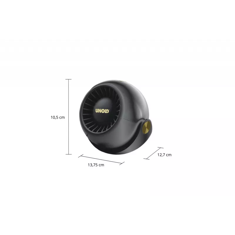 Ventilatore personale compatto Unold Breezy Bowl 86675, nero