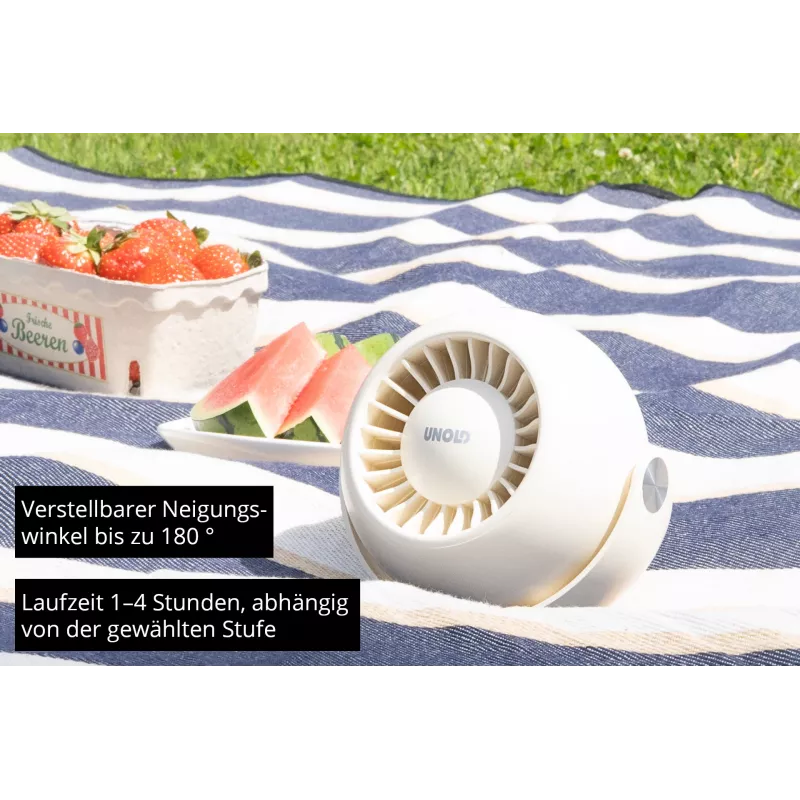Ventilatore personale compatto Unold Breezy Bowl 86675, nero