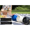 Ventilatore personale compatto Unold Breezy Bowl 86679, nero/blu