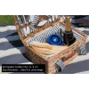 Ventilatore personale compatto Unold Breezy Bowl 86679, nero/blu