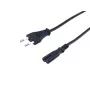 Cavo di alimentazione Equip High Quality, C7 su Euro bipolare, 3,0 m, 3 m, bipolare, connettore femmina C7, H03VVH2-F, 250 V, 2,5 A