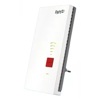 Ripetitore di rete FRITZ Repeater 2700 Wi‑Fi 7 dual‑band 125 Mbit/s, 2,5 Gigabit Ethernet, bianco