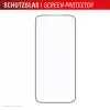 Pellicola protettiva per display e.v.i. Displex Premium per iPhone 17 Pro Max con Mount Master (antigraffio e antimacchia, trasparente/nero)