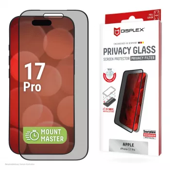Protezione display privacy Displex (10H) per Apple iPhone 17 Pro, filtro privacy