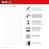 Protezione schermo e custodia e.v.i. Displex per Apple iPhone 17, vetro temperato, trasparente, applicazione a secco, antigraffio
