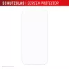 Protezione schermo e custodia e.v.i. Displex per Apple iPhone 17, vetro temperato, trasparente, applicazione a secco, antigraffio