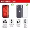 Protezione display + custodia e.v.i. per Apple iPhone 17 Pro – vetro temperato, trasparente, antigraffio e antishock
