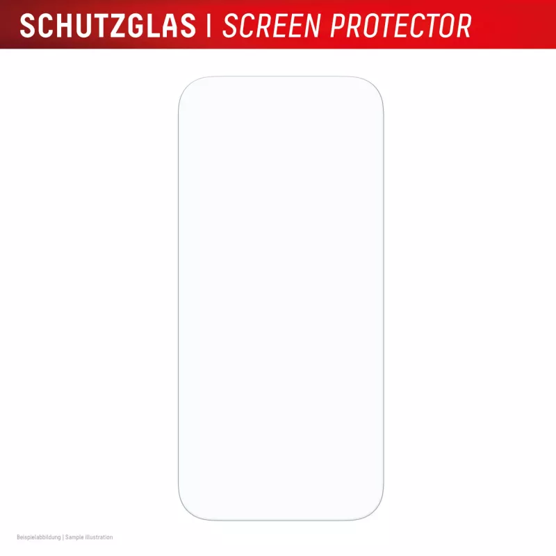 Protezione display + custodia e.v.i. per Apple iPhone 17 Pro – vetro temperato, trasparente, antigraffio e antishock