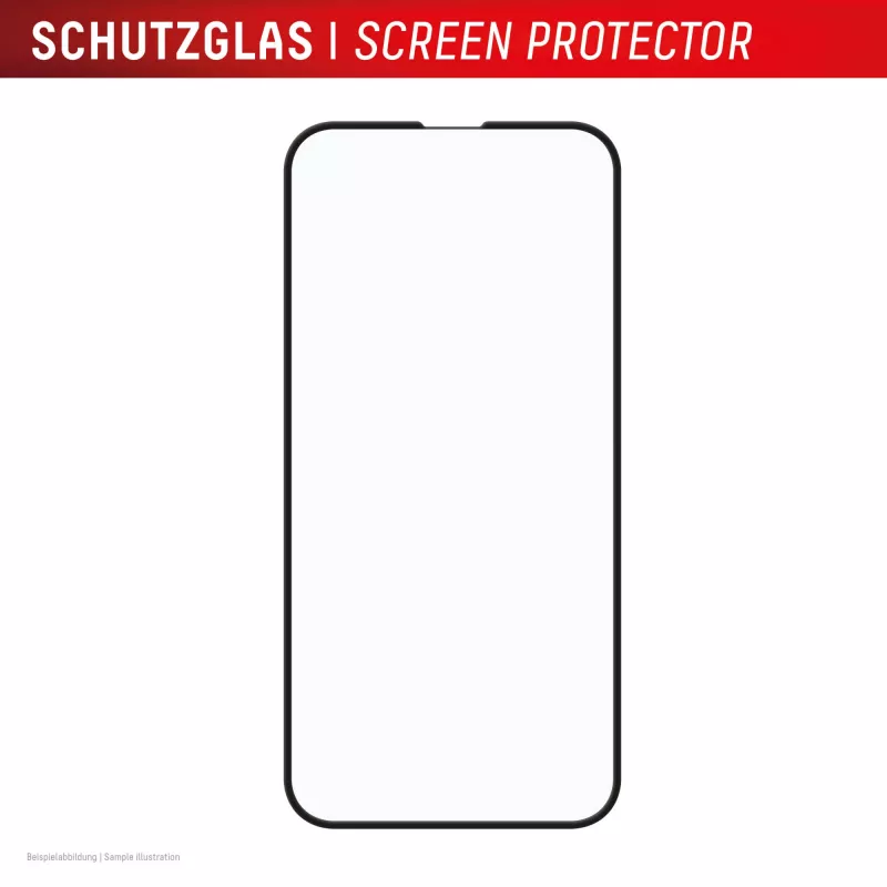 Vetro protettivo premium Displex in vetro temperato (copertura totale, 10H) per Apple iPhone 16e/17e