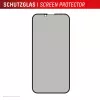 Protezione display privacy in vetro temperato e.v.i. Displex (10H) per Apple iPhone 16e/17e con filtro privacy, antishock e antigraffio