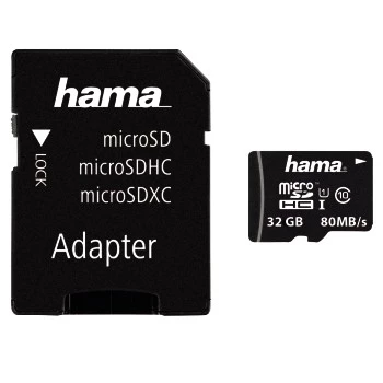Hama 32 GB UHS-I Class 10 scheda di memoria flash microSDHC