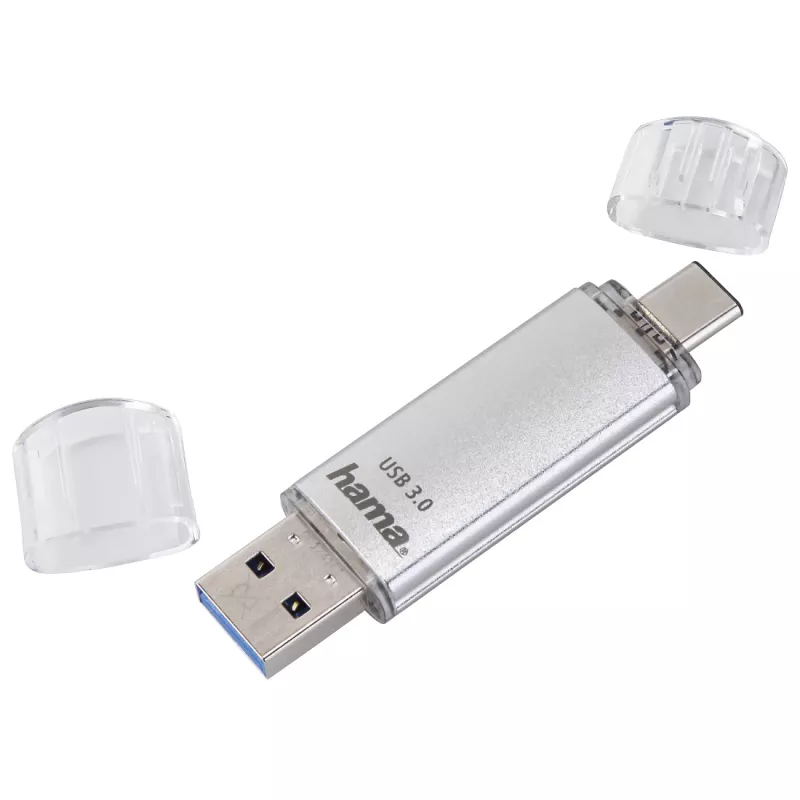 Hama C-Laeta chiavetta USB 64 GB USB Type-A / USB Type-C 3.2 Gen 1 (3.1 Gen 1) argento